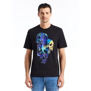 Robert Graham M Scream Skull Black Classic Fit NWT $98